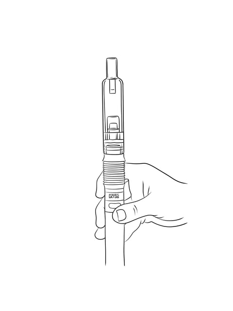 Bubbler Grafik auf Vaporizer