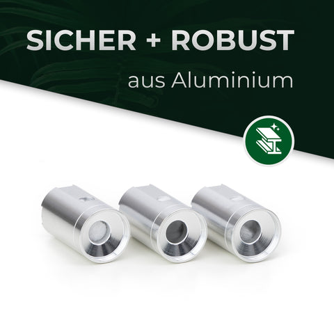 Dosierkapseln für Wax & Öl (Alu, 3er-Set)