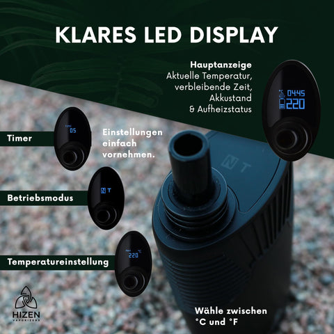 HIZEN Convectum Vaporizer – Detailansicht