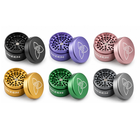 Grinder Alu ohne Zähne – Silber 6,3 cm