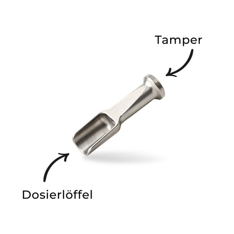 Dosierlöffel mit Tamper