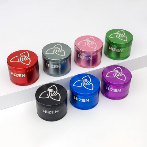 Aluminium Grinder 6,3 cm – 4-teilig mit Magnetdeckel