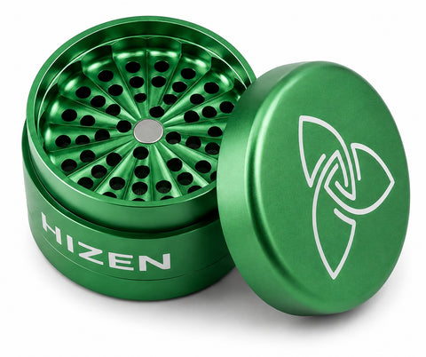 Grinder Alu ohne Zähne – Silber 6,3 cm