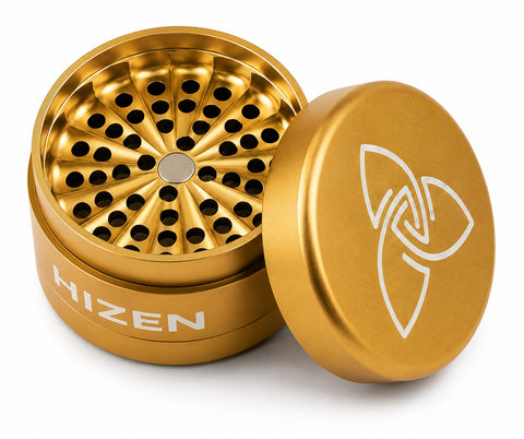 Grinder Alu ohne Zähne – Silber 6,3 cm