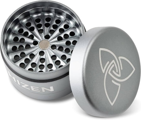 Grinder Alu ohne Zähne – Silber 6,3 cm